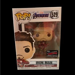 Iron man FUNKO pop 529 NYCC sticker 2019 exclusive
